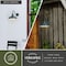 Vaxcel Dorado 1 Light Dusk to Dawn Green White Farmhouse Barn Dome Outdoor Wall Lantern T0483 - alternate 8